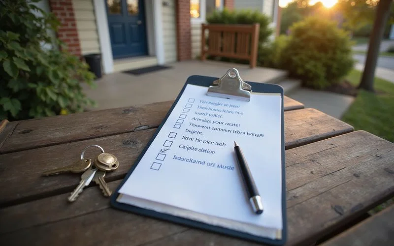 Checklist of property type, condition, occupancy, title, and location