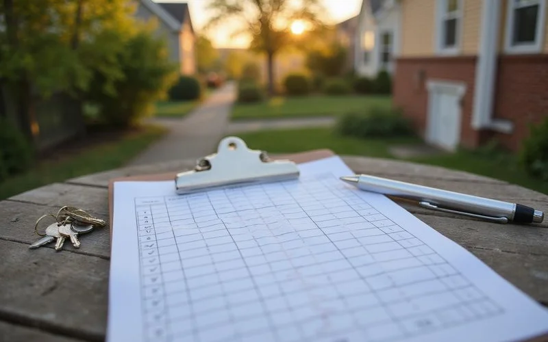 Decision scorecard weighing keep vs. sell factors