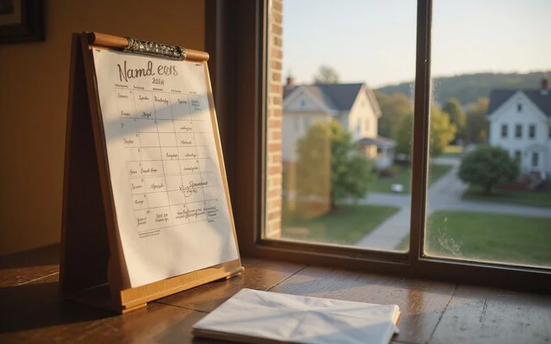 General timeline: notice, sheriff's sale, redemption period